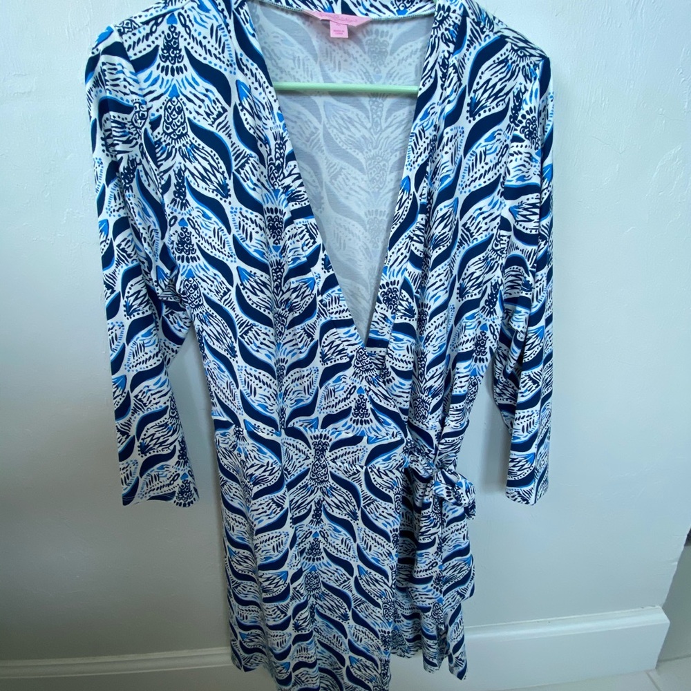 Lilly Pulitzer karlie wrap romper